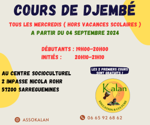 Cours de djembé s 2024-2025